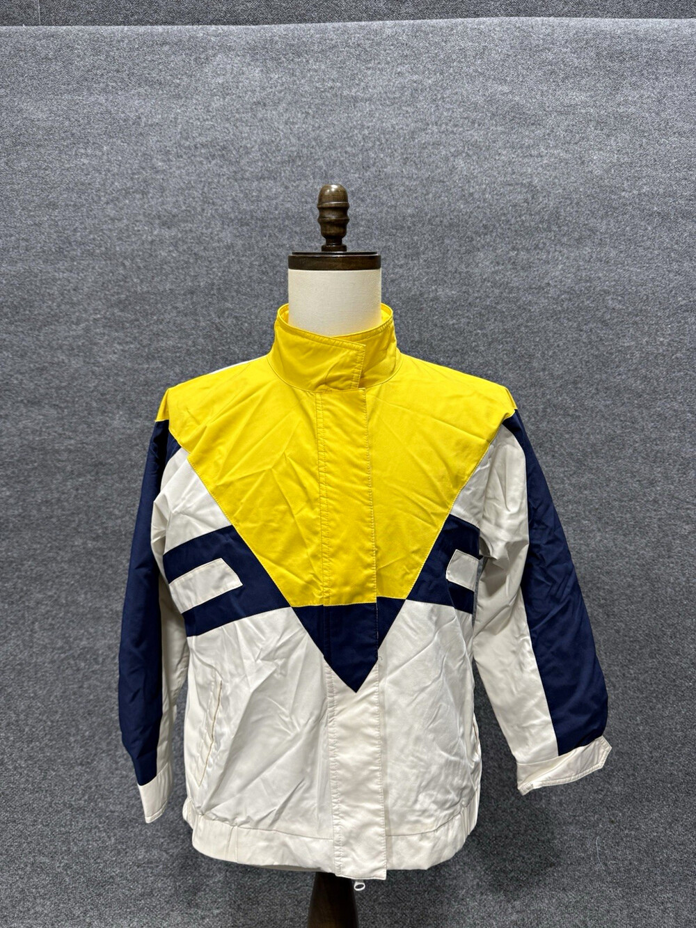 Vintage Tourney Gore-Tex Womens Medium Colorblock Windbreaker Jacket 80s 90s